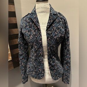 Kimchi & Blue (Urban Outfitters) Velveteen Floral Blazer EUC